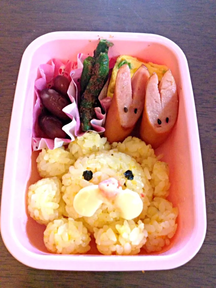 ポンデライオンお弁当|よりさん