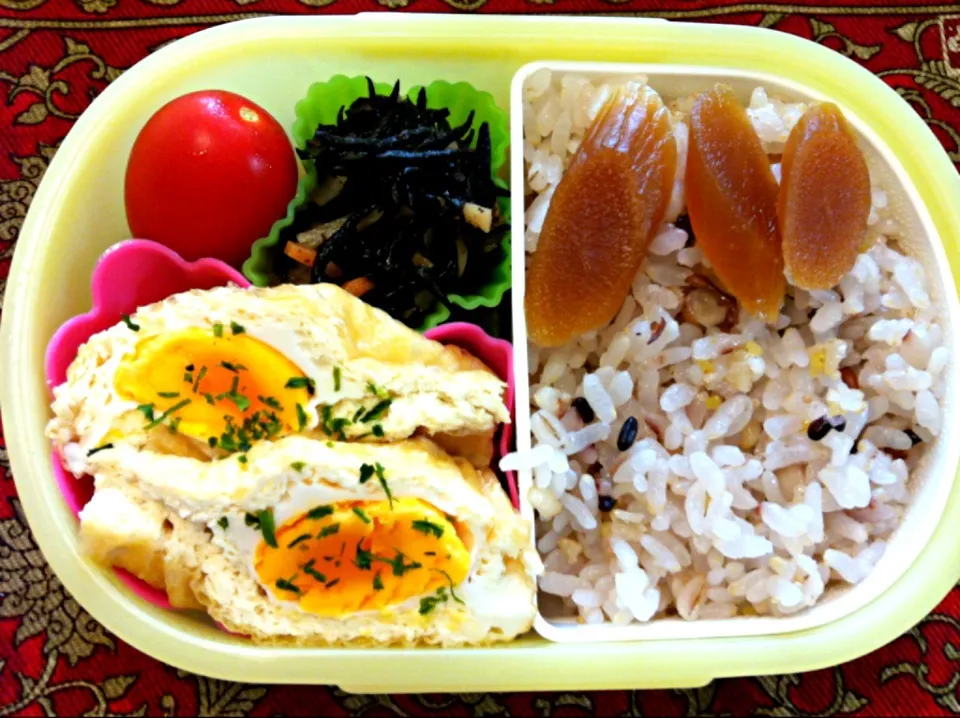 玉子の袋煮弁当|もえさん