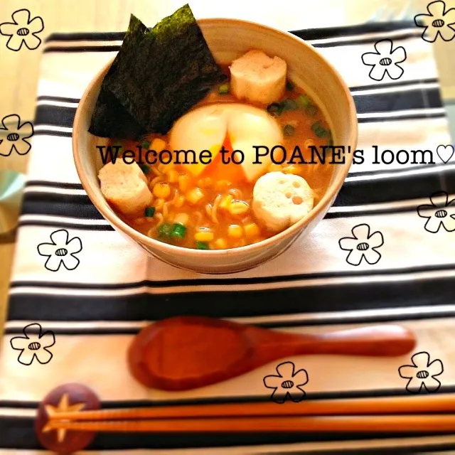 味噌バターコーンラーメンさん(人･∀･)|ポァン◡̈*❤︎さん