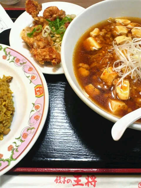 麻婆麺とカレー炒飯のセット|hisashiさん