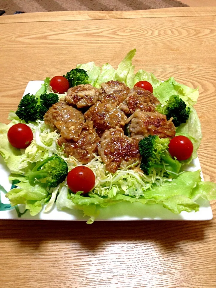 Snapdishの料理写真:豚肉マヨ照り焼き|あいあいさん