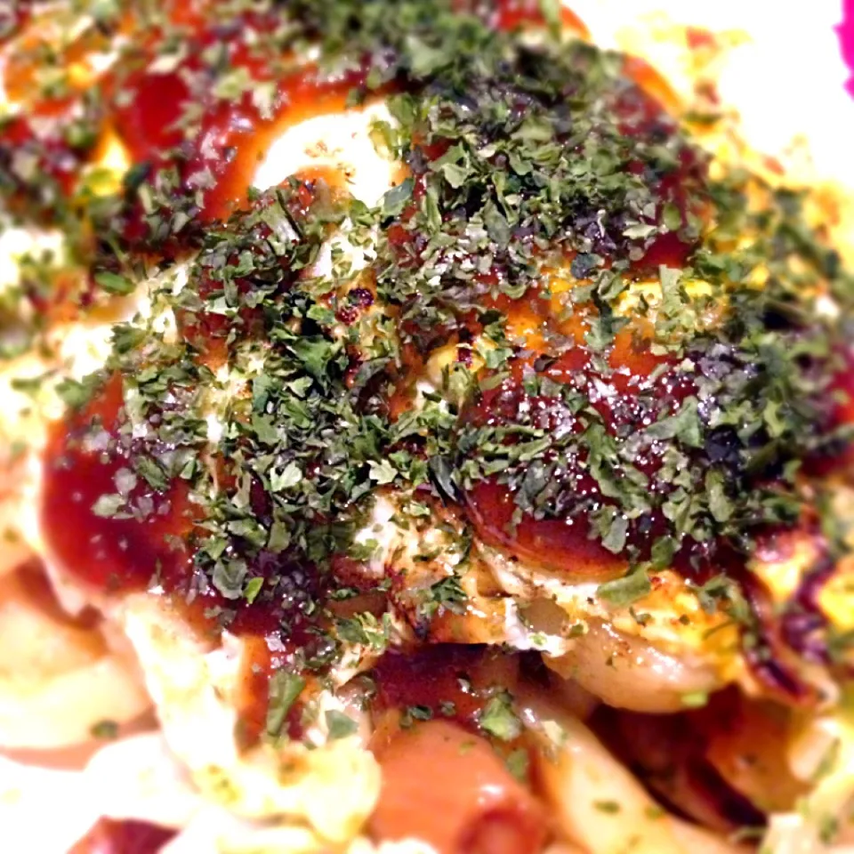 広島風お好み焼き！okonomiyaki in hiroshima style|うきさん