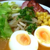 Snapdishの料理写真:みそラーメン|かずーさん