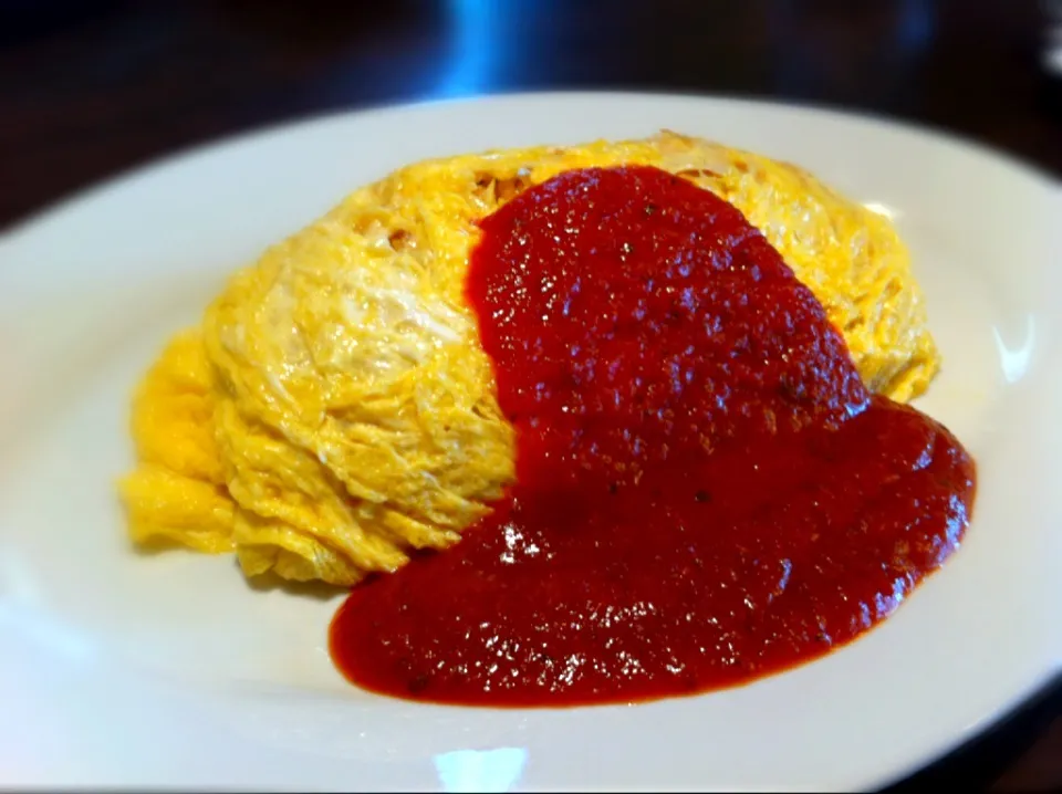 omurice with tomato sauce!!!|☆クモミン★♪さん