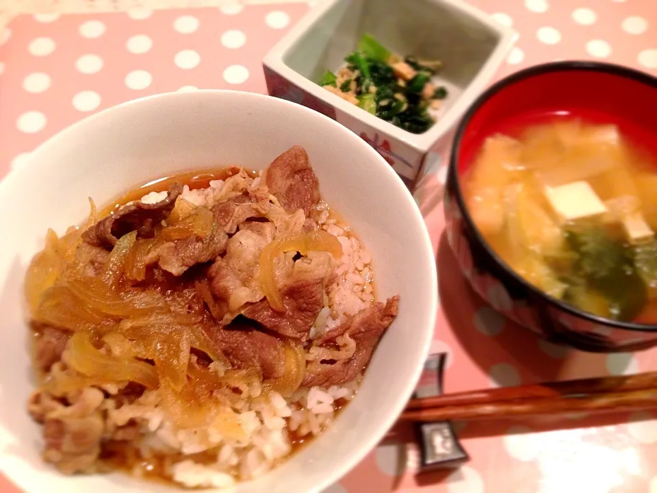 つゆだく牛丼|やまさん