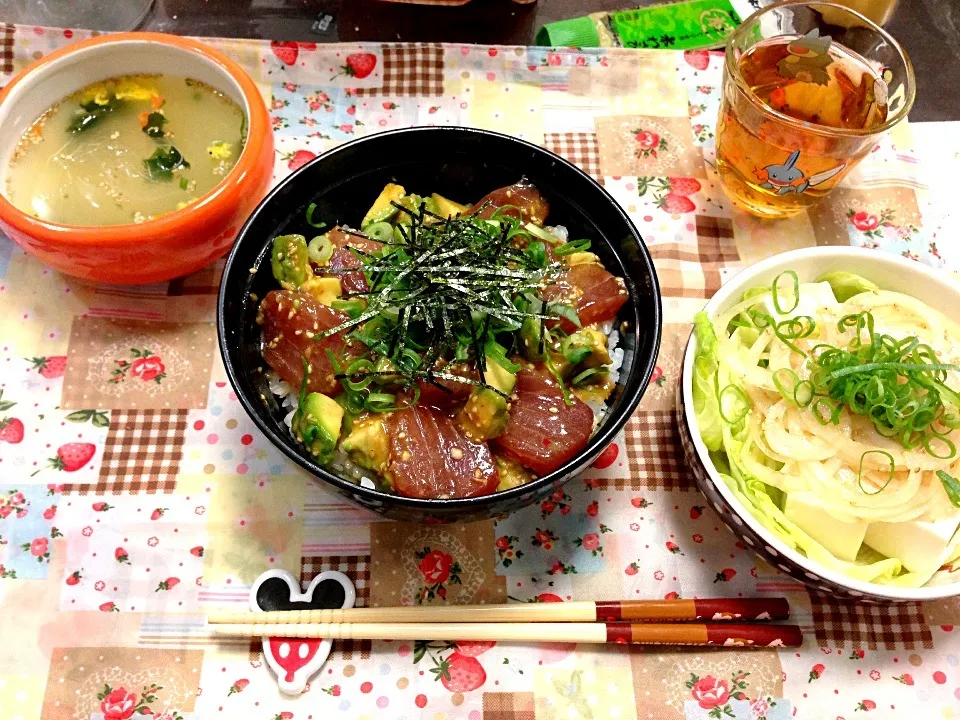 マグロユッケ丼|べりこさん