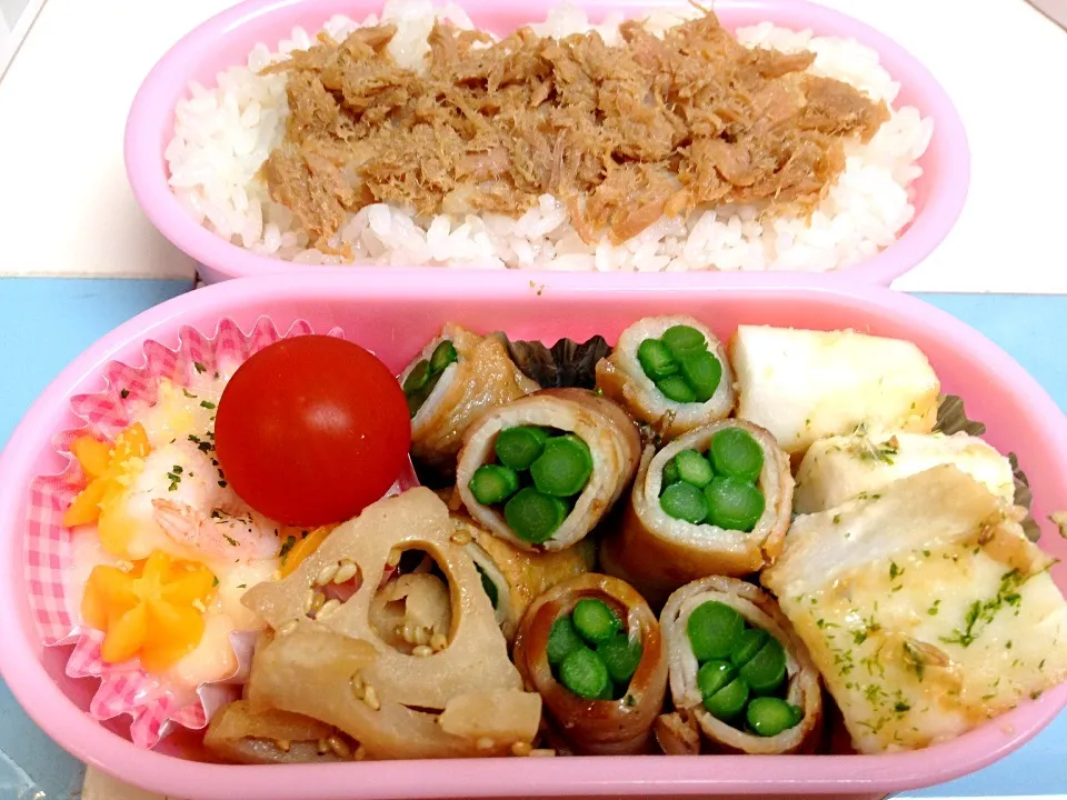 アスパラベーコン巻弁当|yukoさん