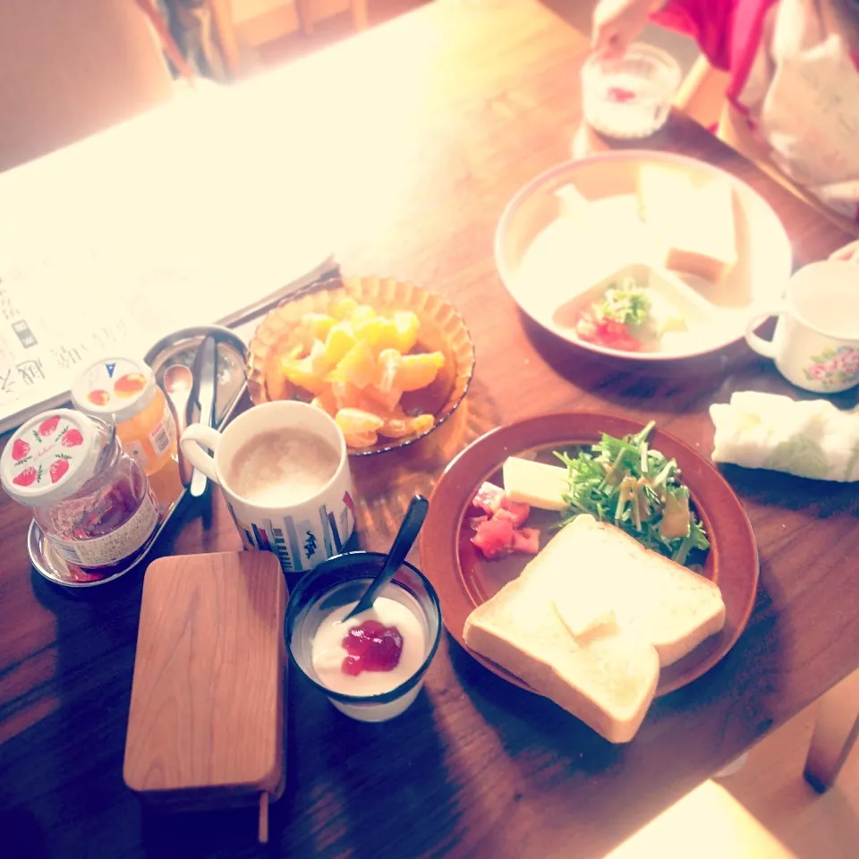 Snapdishの料理写真:本日の朝ごはん☀|sayapikaさん