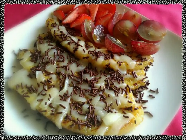 pisang bakar meses keju ~ grilled bananas|Asti 🌸🌸さん