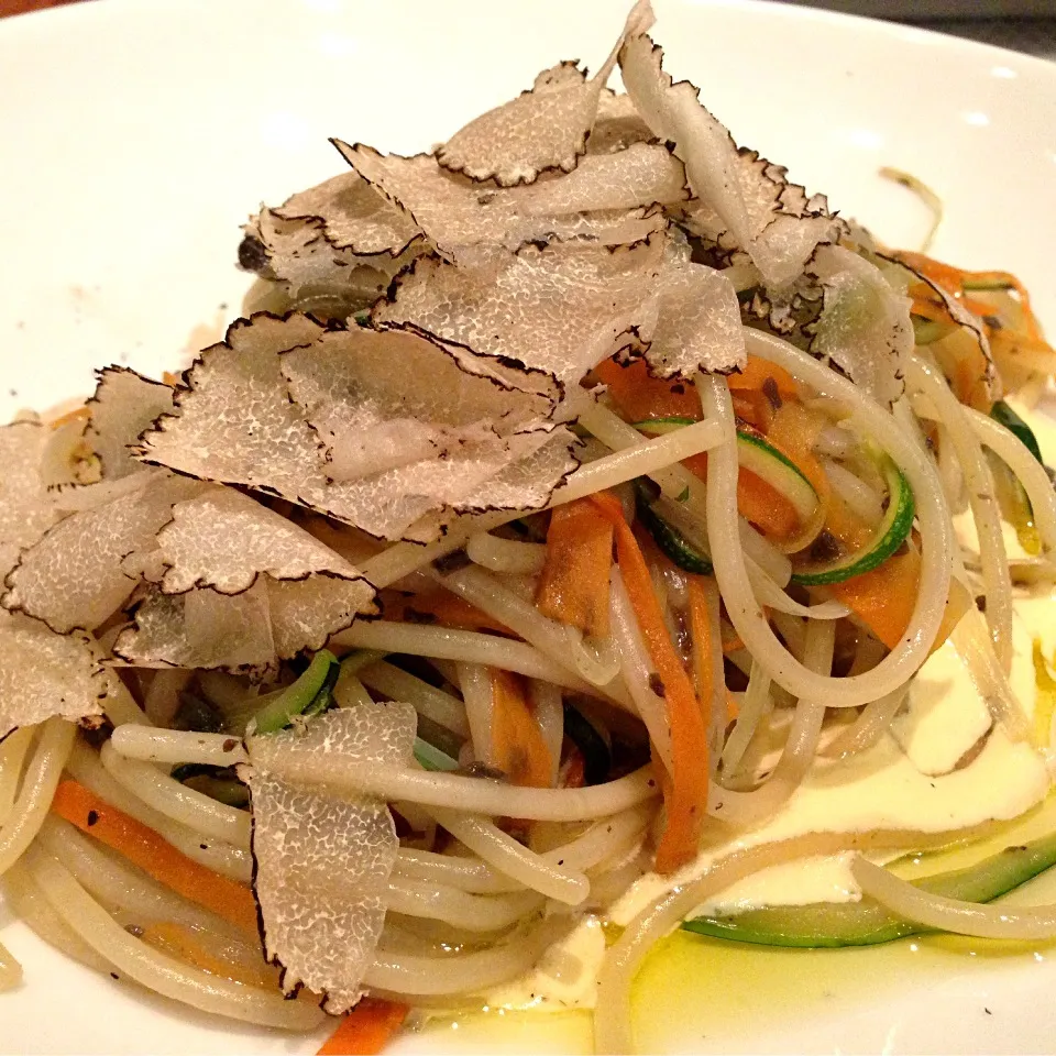 Truffle veggie pasta @ Osteria by Angie|Larry Chuさん