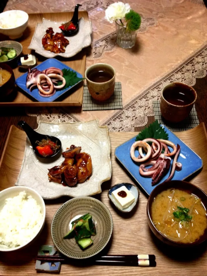 晩ご飯♡少しずつ色々プレート♡|えりさん