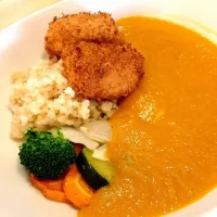 Snapdishの料理写真:オーガニックコロッケカレー|koji okamotoさん