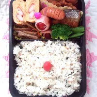 Snapdishの料理写真:鮭のムニエルお弁当|ぽっちゃん☆さん