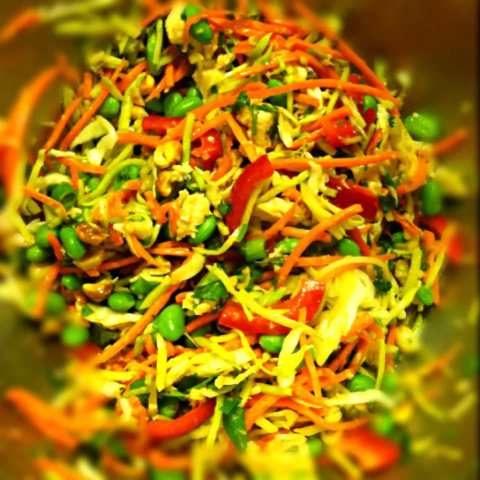 Asian Slaw with Ginger Peanut Dressing|Martha P.さん