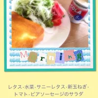 Snapdishの料理写真:あさごはん|あみさん