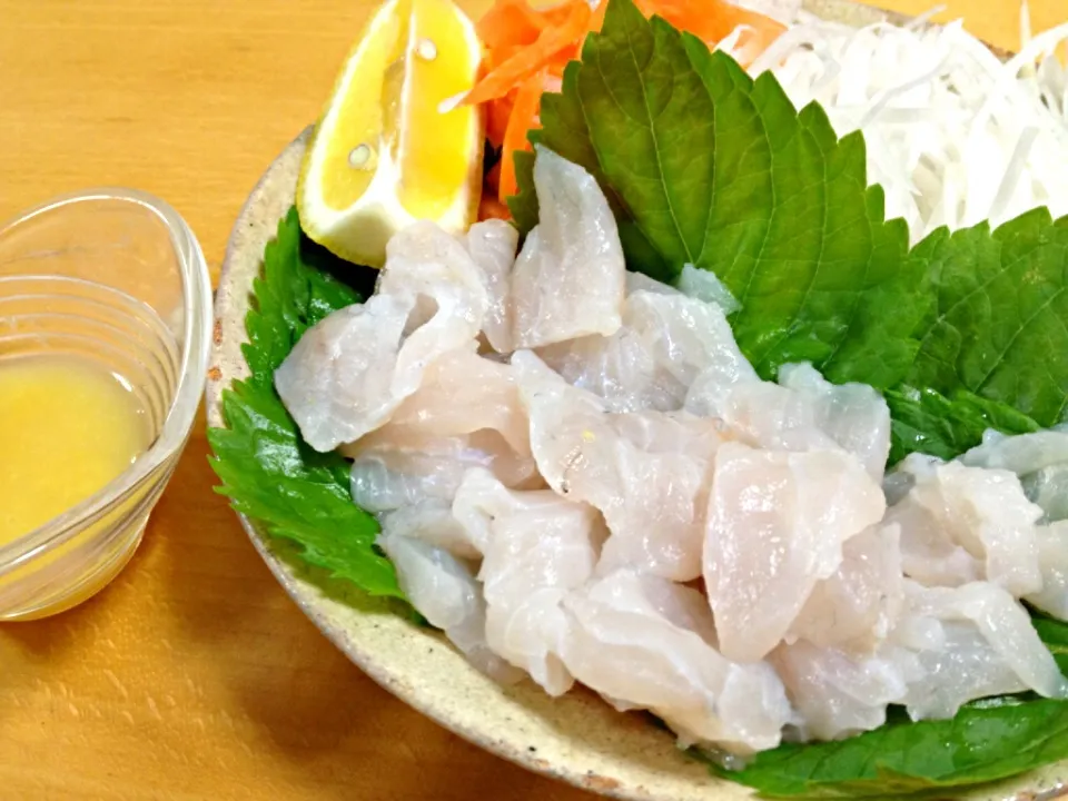 釣魚料理  スズキのアライ|シンリーさん