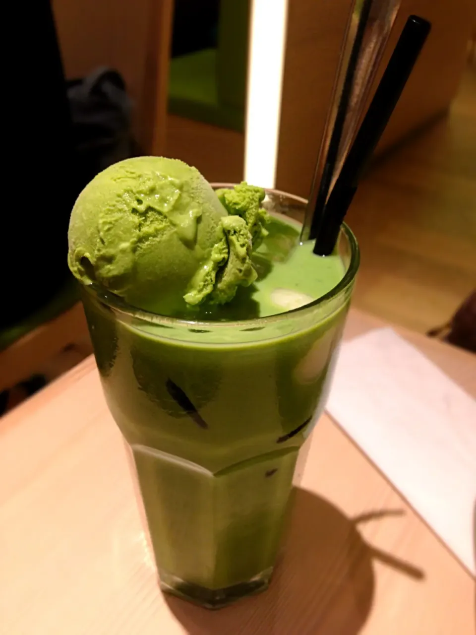 ☀Hot summer with 🍵iced green tea ice-cream milk|PeonyYanさん