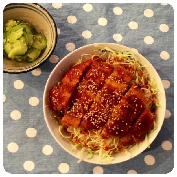 Snapdishの料理写真:ソースカツ丼|pankoさん