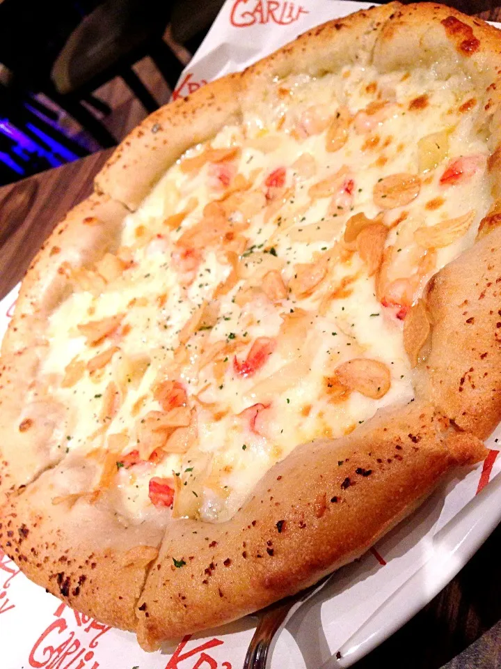 Garlik Snowflakes Pizza|Somewell Gadianeさん