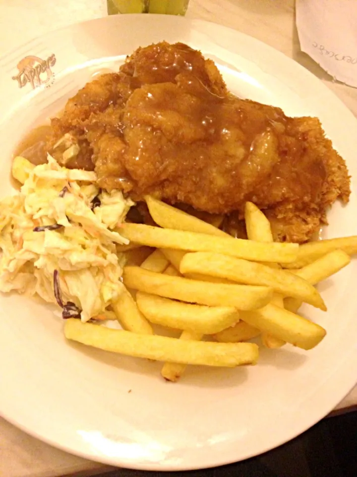 Chicken scnitzel|natashaさん