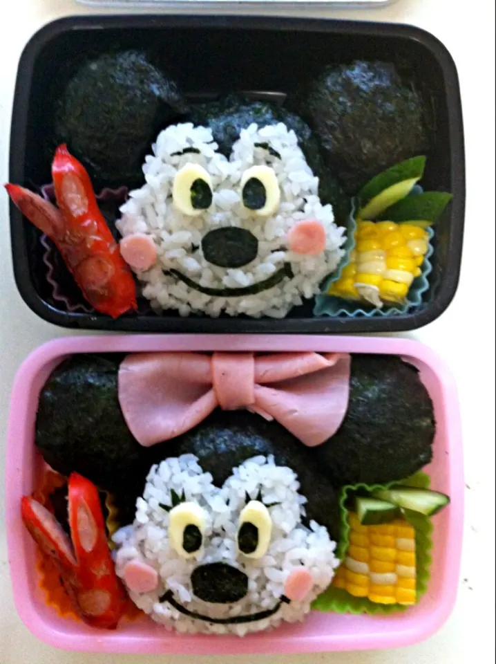 ミッキーミニー弁当|ありささん