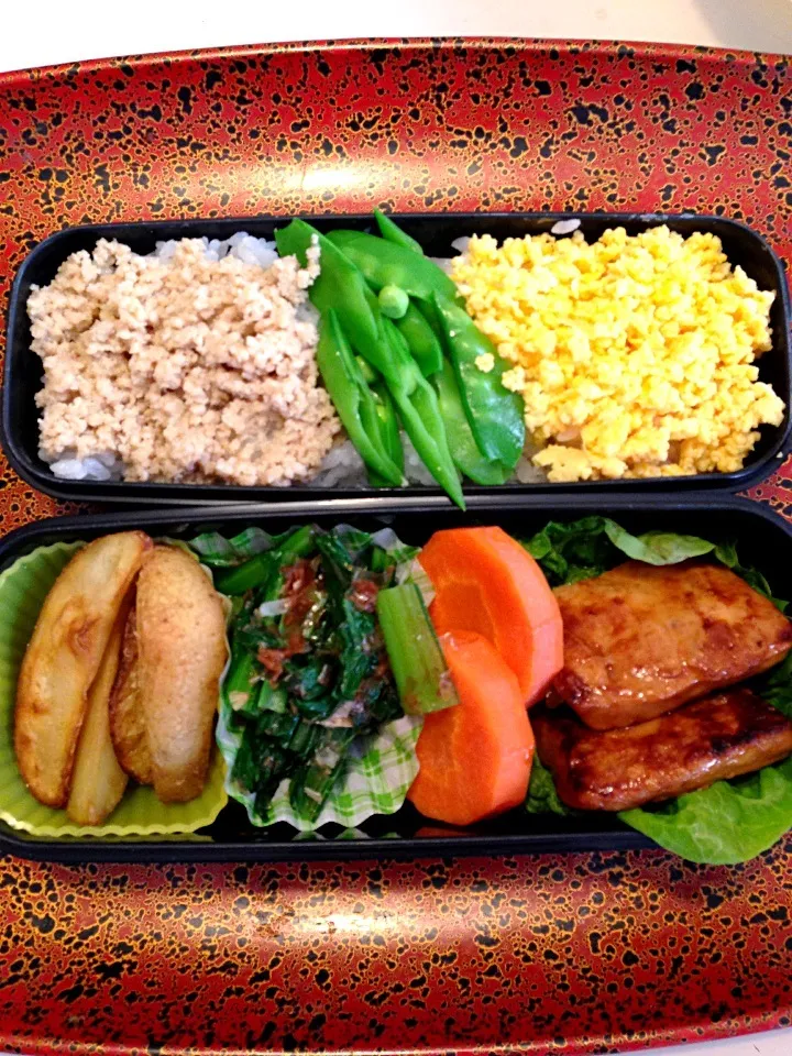 Snapdishの料理写真:旦那さんのお弁当|あっこぷーさん