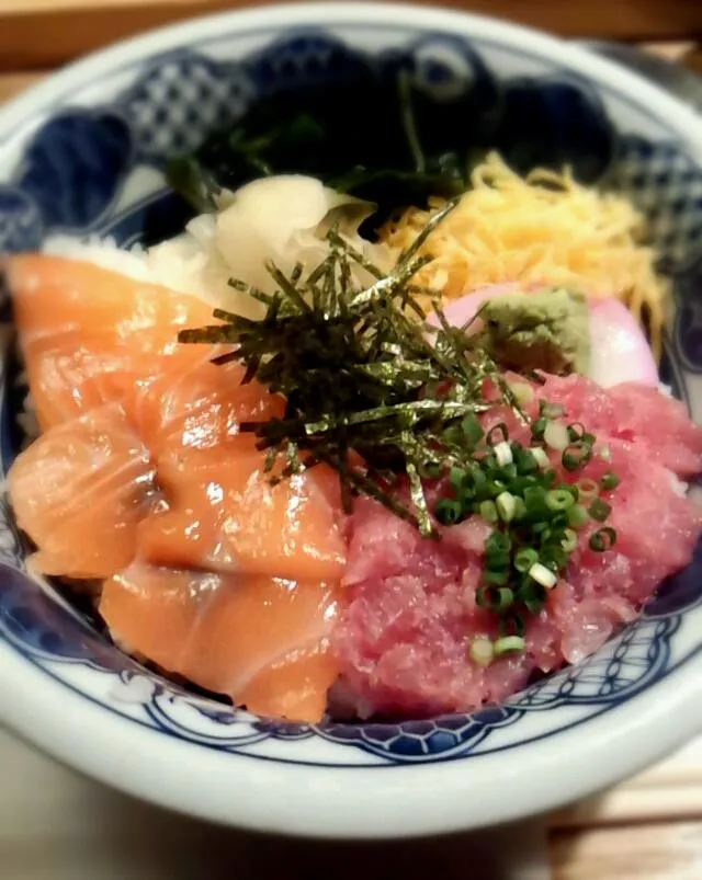 サーモンねぎトロ丼|平原知宏さん