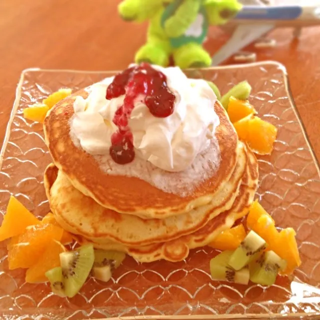 今日のおやつ～ホットケーキ(*^_^*)|ミッチーZさん