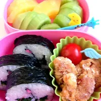 幼稚園の遠足！のり巻き弁当♪|とみえさん