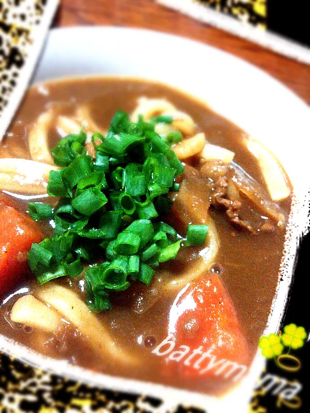 Snapdishの料理写真:お家で簡単☆ｶﾚｰうどん～☆battymamaの晩ごはん～☆5/23☆|ばってぃーまま＠♪さん