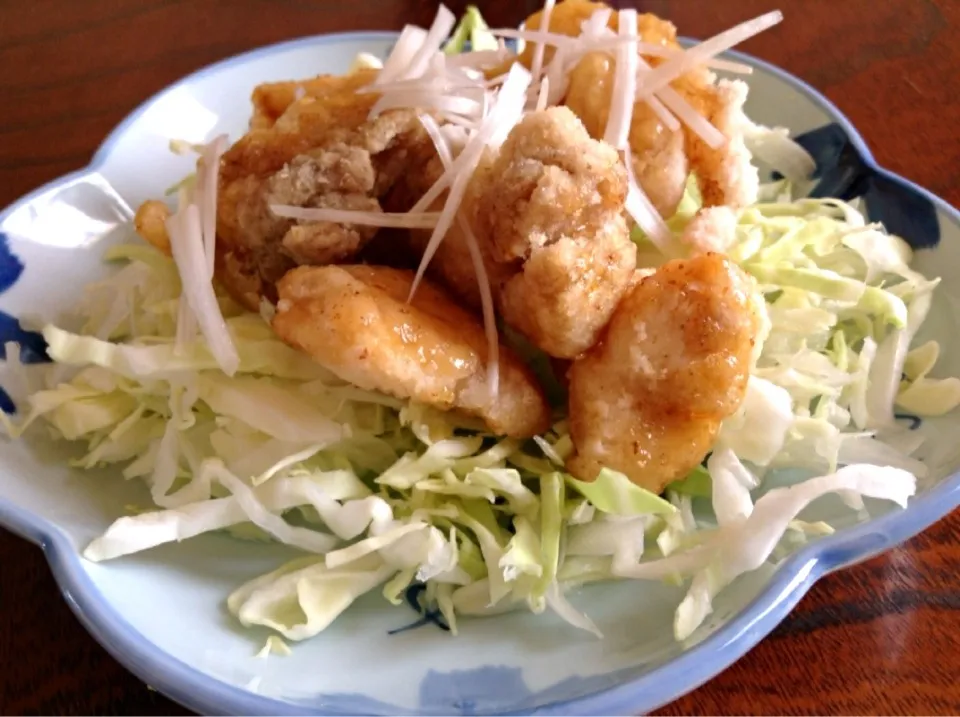 とり肉の唐揚げ 甘酢ソース|芝辻健二さん