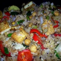 Veggie fried brown rice|katana keyesさん