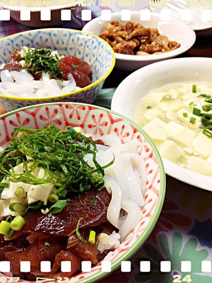 鉄火丼ぶり🐟|えみちさん