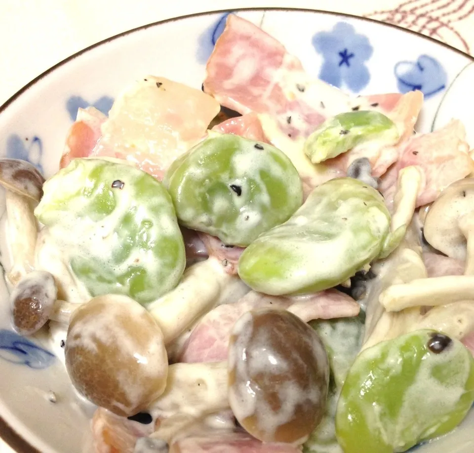 Snapdishの料理写真:そら豆のサラダ|みなさん