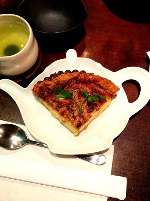 Soy-milk quiche @Cha-An, NY|georgianaさん