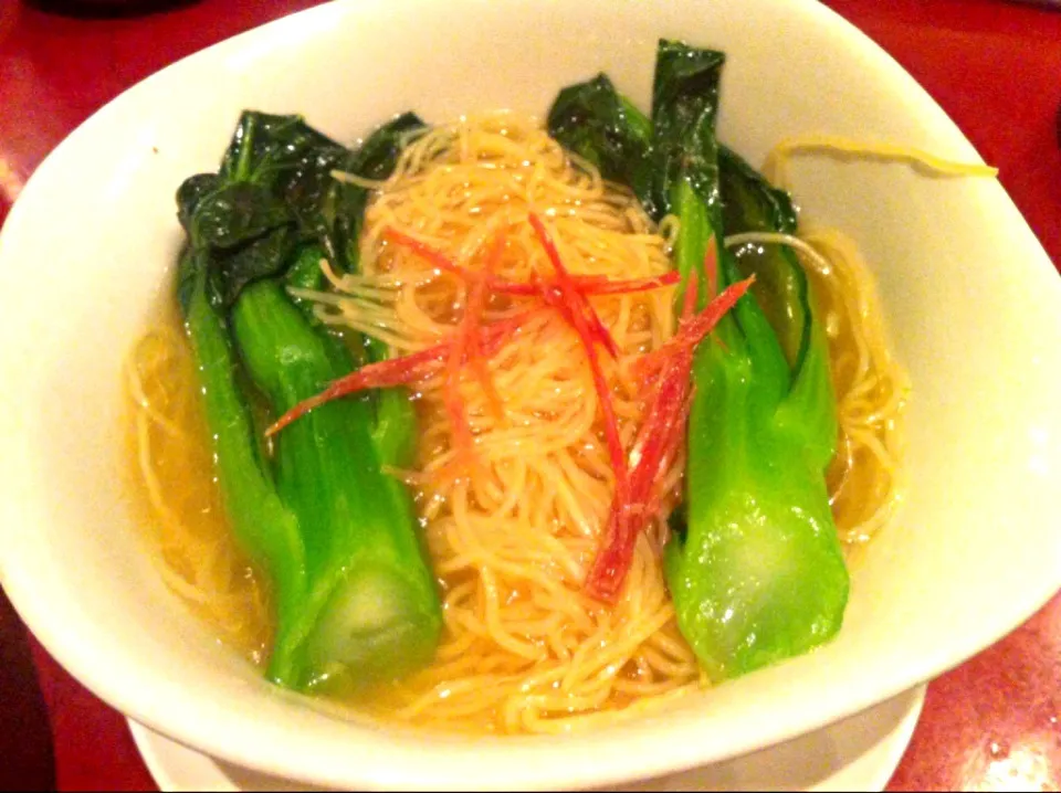 Noodles with vegetables in soup|skyblueさん