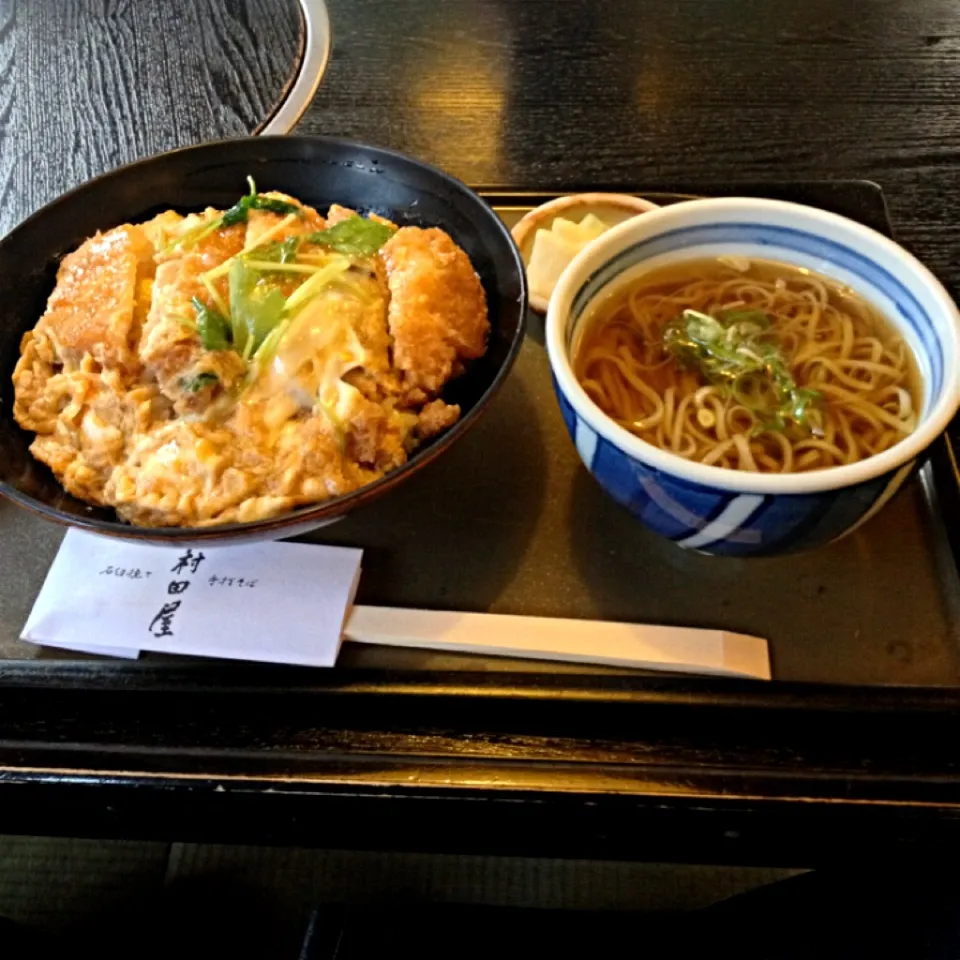 村田屋 カツ丼 温蕎麦|だいどんさん