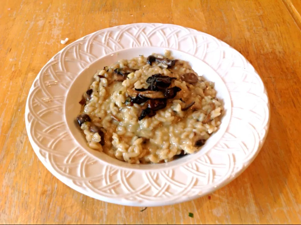 Mushroom risotto inspired by Marco Pierre White|Travis A Darlingさん