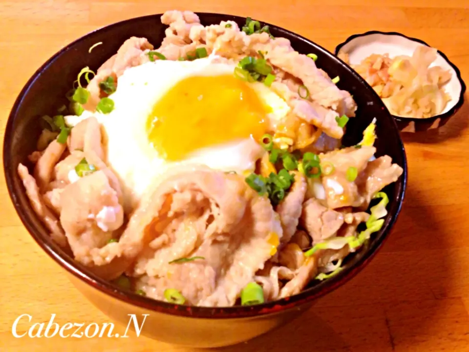 今日の賄い  塩豚キャベツ丼|Cabezon.Nakamuraさん