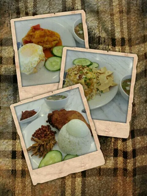 Sweet & Sour Fish with Rice ● Village Fried Rice ● Nasi Lemak with Fried Chicken|Mrs BNazさん