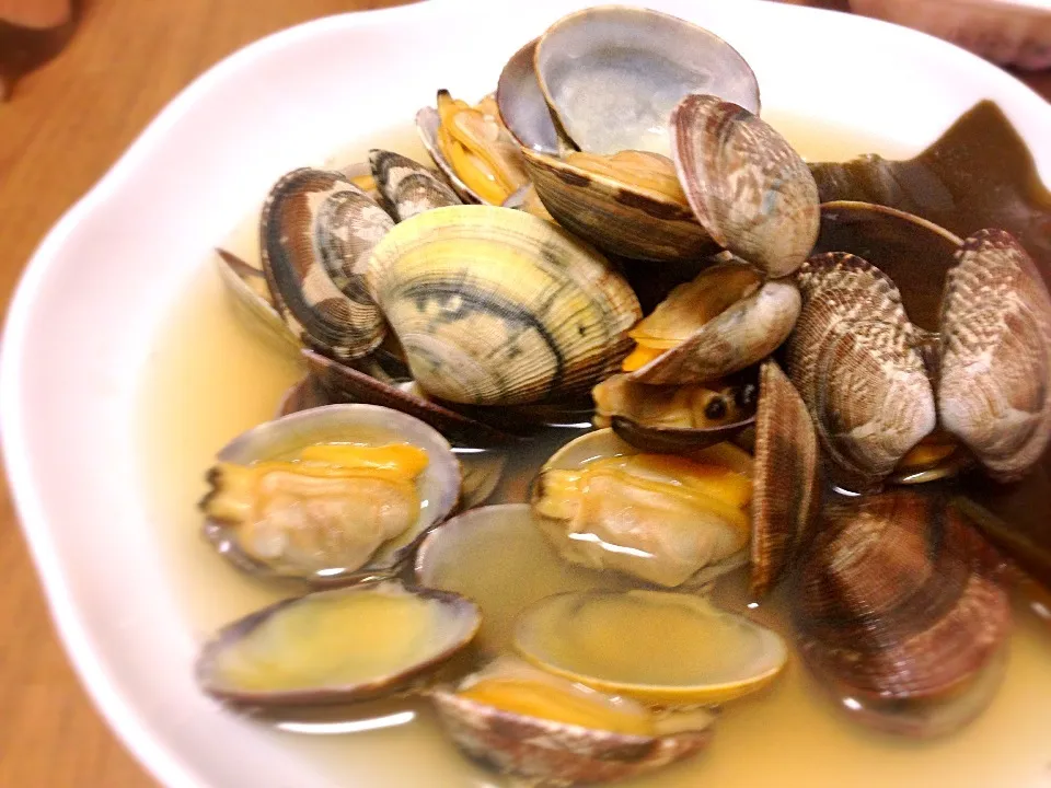 アサリの酒蒸し|まやんさん