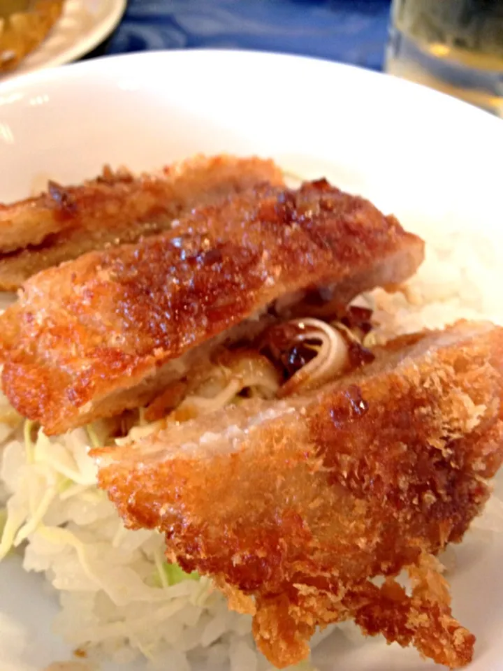 ゴルフ場でランチ。ソースカツ丼！|Tomyさん