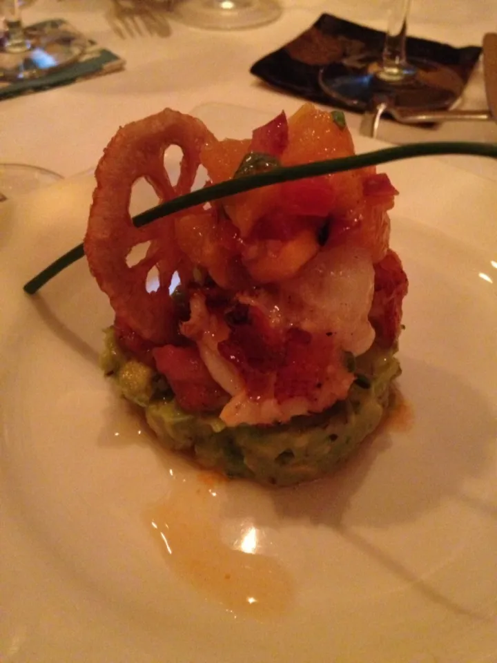 Grilled Lobster on Guacamole with Citrus Salsa|Chris Shannonさん