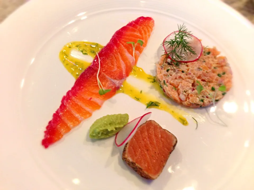 Salmon in three ways|Anne Wongさん