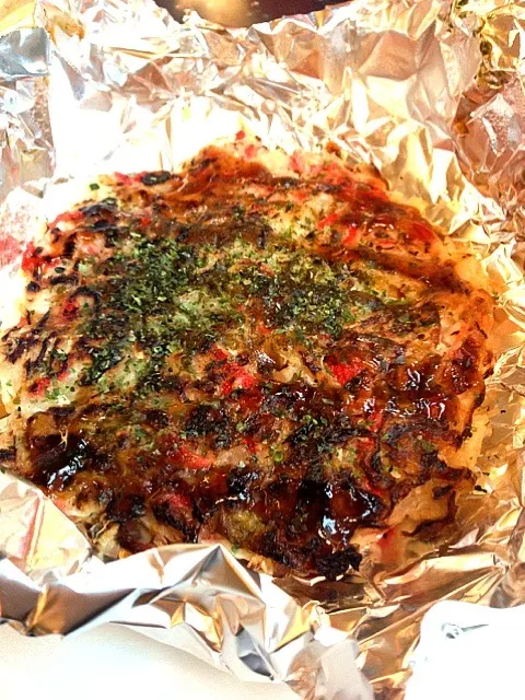 Successful experiment! Vegan okonomiyaki all veggies no egg. Delicious! :)|georgianaさん