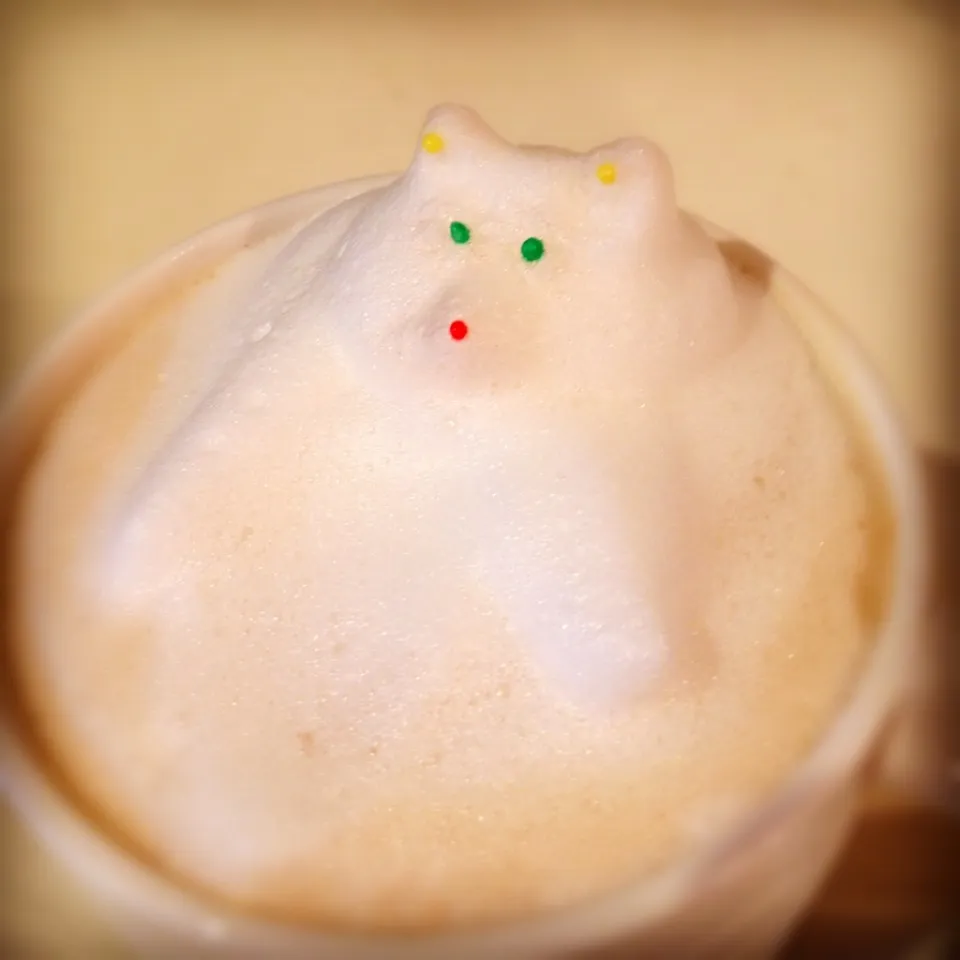 3D latte art - training at the moment:P|Chibiko's Kitchenさん