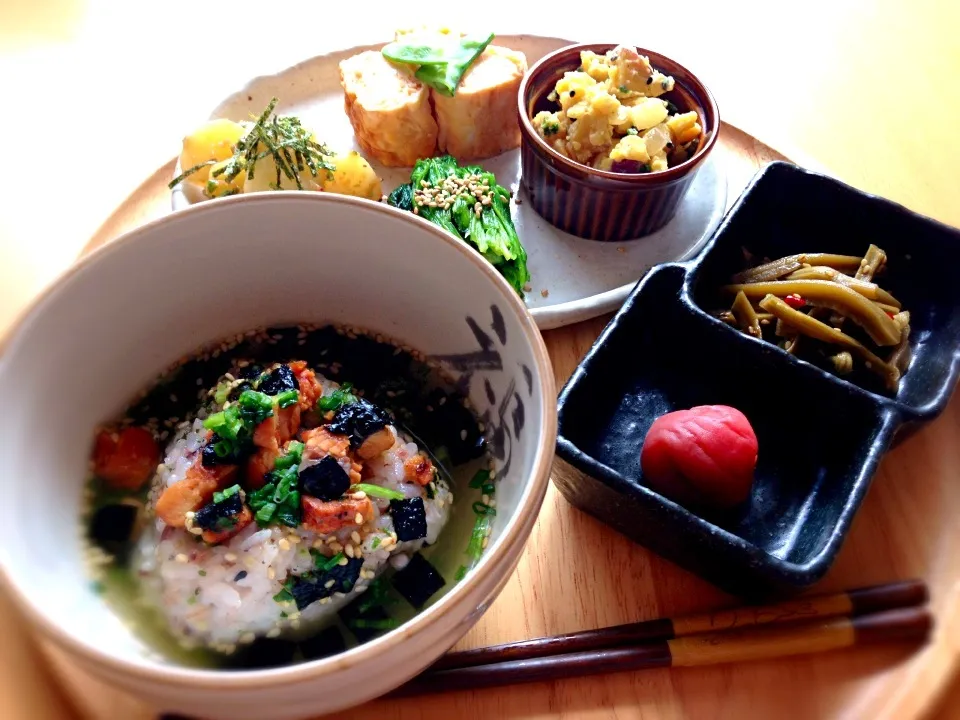 ひつまぶし茶漬けの和朝食|さやかさん