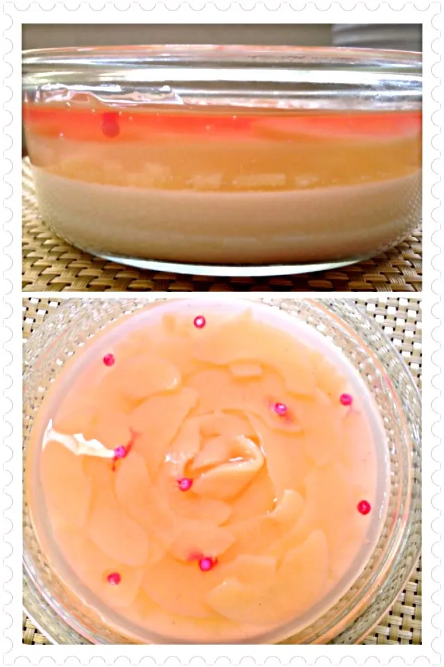 Peach yogurt agar🍑桃ヨーグルト寒天|🌈Ami🍻さん