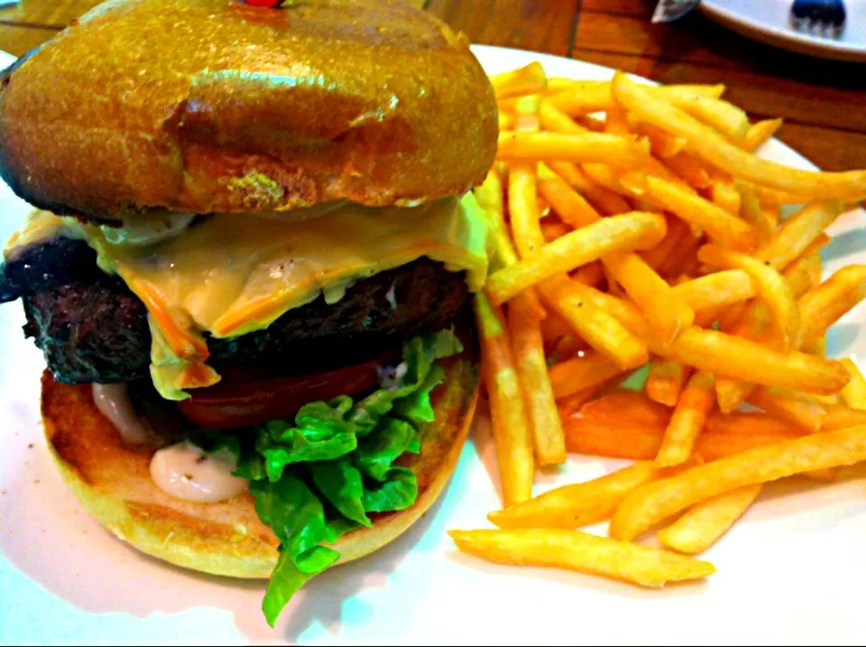 portobello cheeseburger|mystiqueさん