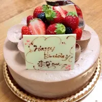 Snapdishの料理写真:誕生日ケーキ！|ようこちさん